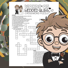 Words Of Wedded Bliss Wedding Crossword Puzzle (PDF)