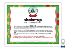 Shake Up The Conversation Christmas Game