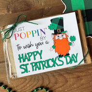 St. Patrick's Day Leprechaun Popcorn Tag (PDF)