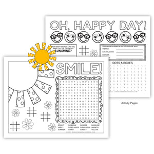 Sunshine Box Printables (PDF)
