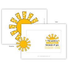 Sunshine Box Printables (PDF)
