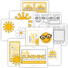Sunshine Box Printables (PDF)