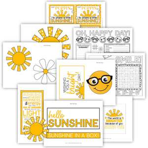 Sunshine Box Printables (PDF)
