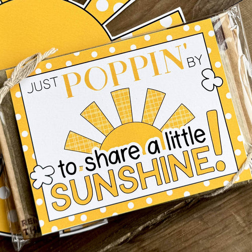 Sunshine Popcorn Tag (PDF)