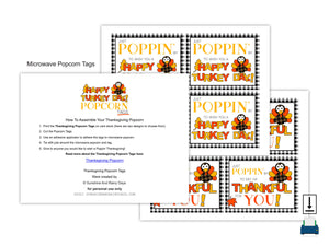 Thanksgiving Care Package Printables (PDF)