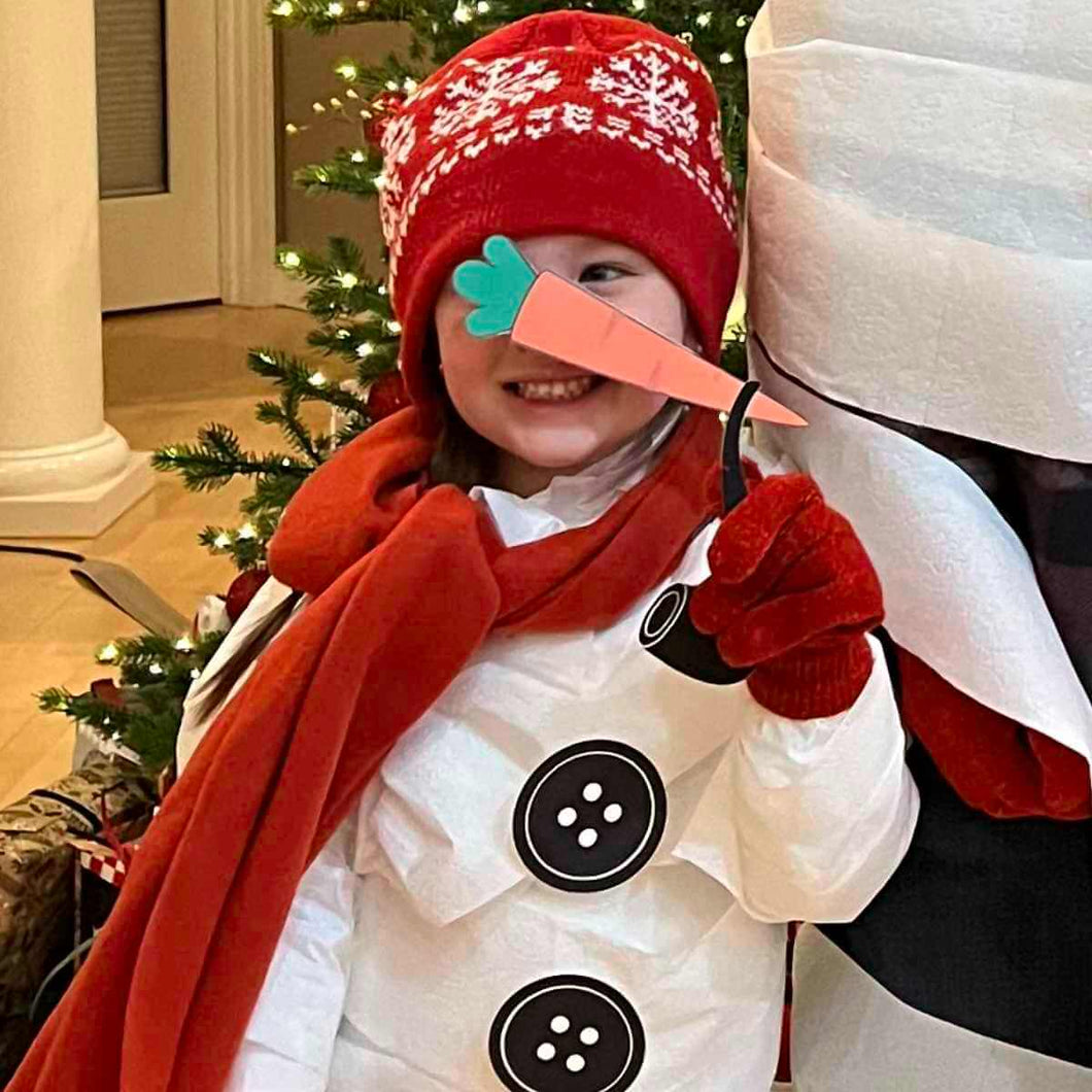 Toilet Paper Snowman Game Printables - PDF