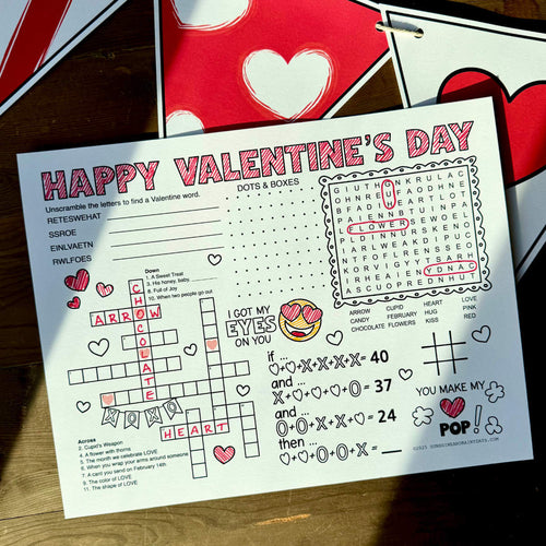 Valentine Activity Sheet (PDF)