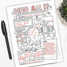 Who Am I Worksheet (PDF)