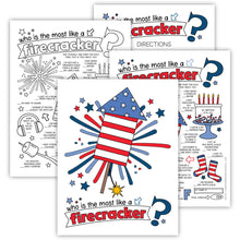Who Is The Most Like A Firecracker 4th Of July Party Game (PDF)