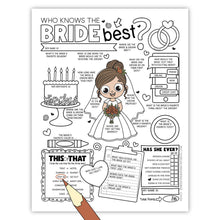 Who Knows The Bride Best Game (PDF)