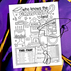 Who Knows The Graduate Best Graduation Party Game (PDF)