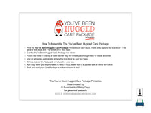 You've Been Hugged Care Package Printables (PDF)