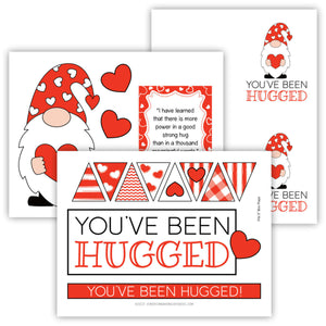 You've Been Hugged Care Package Printables (PDF)