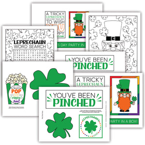 You've Been Pinched St. Patrick's Day Care Package Printables