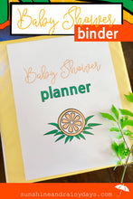 Baby Shower Binder With A Twist Of Lemon (PDF)