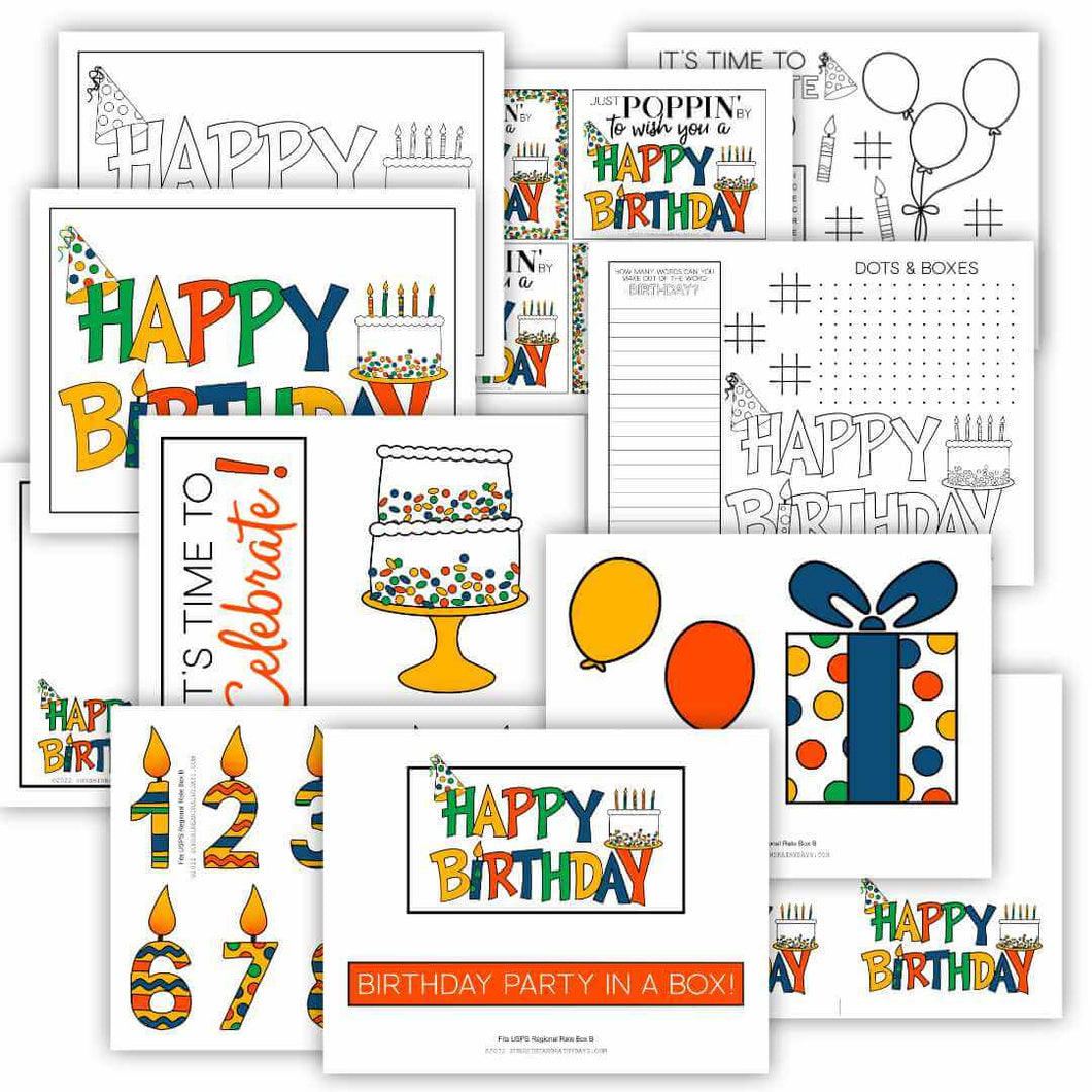 Birthday Party In A Box (PDF)