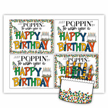 Happy Birthday Microwave Popcorn Tag (PDF)