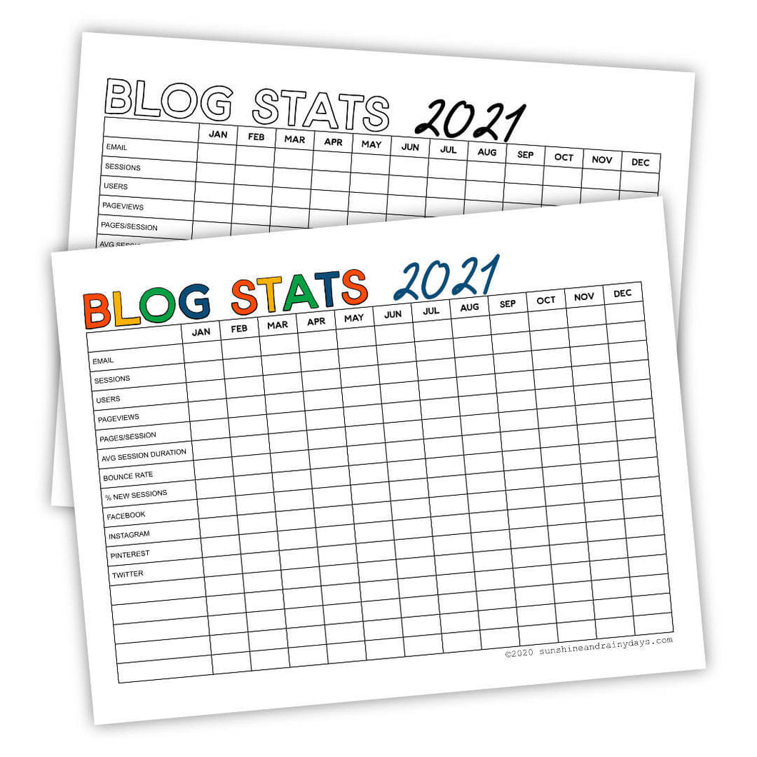 Blog Stats Tracker (PDF)