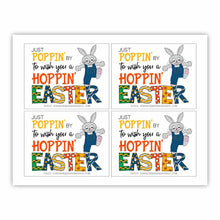 Bunny Easter Microwave Popcorn Tag (PDF)