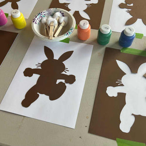 Bunny Stencil (PDF & SVG)