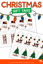 Christmas Gift Tags - Buffalo Plaid (PDF)