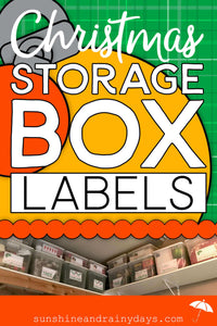 Christmas Storage Box Labels (PDF)