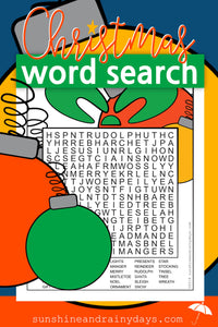 Christmas Word Search PDF