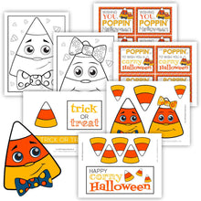 Corny Halloween Care Package Printables (PDF)