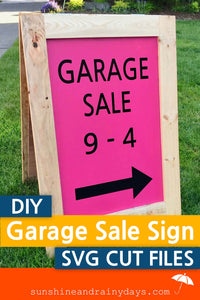 Garage Sale Sign (SVG Cut File)
