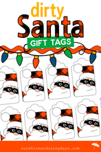 Dirty Santa Gift Tags (PDF)