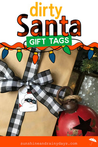 Dirty Santa Gift Tags (PDF)