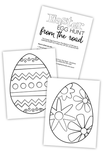 Easter Egg Hunt From The Road For Bloggers (PDF)