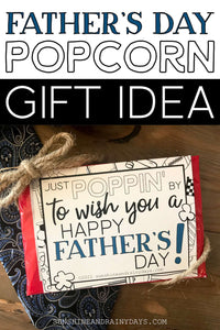 Happy Father's Day Microwave Popcorn Tag (PDF)