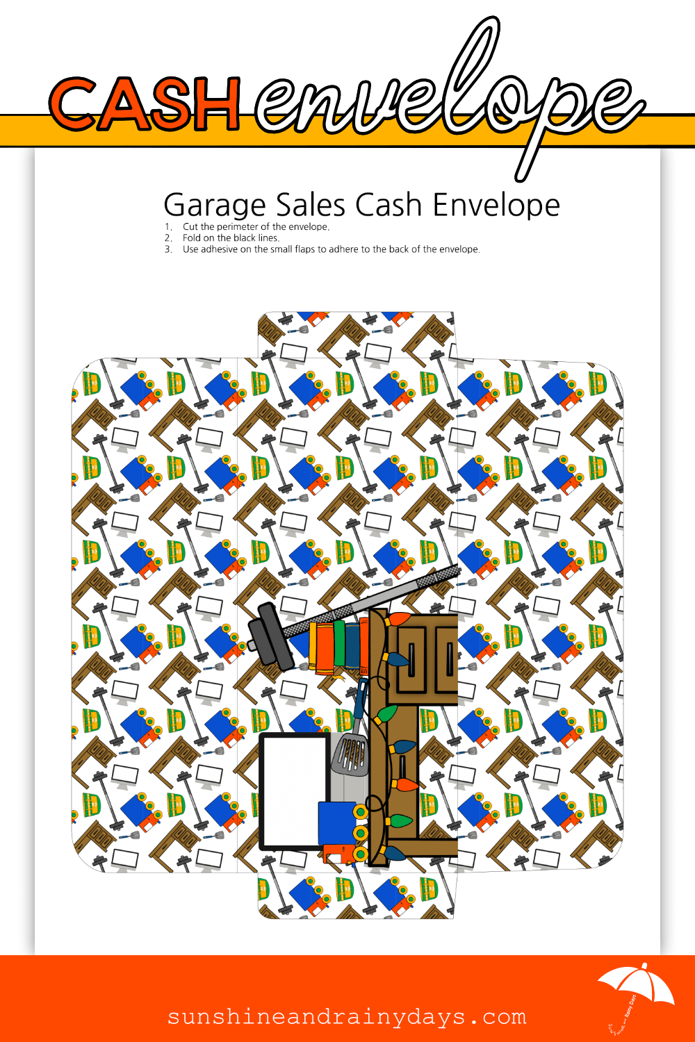 Garage Sales Cash Envelope (PDF)