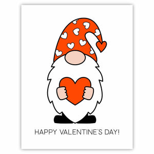 Gnome Happy Valentine's Day Sign (PDF)
