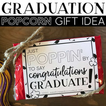 Congratulations Graduate Popcorn Tag (PDF)