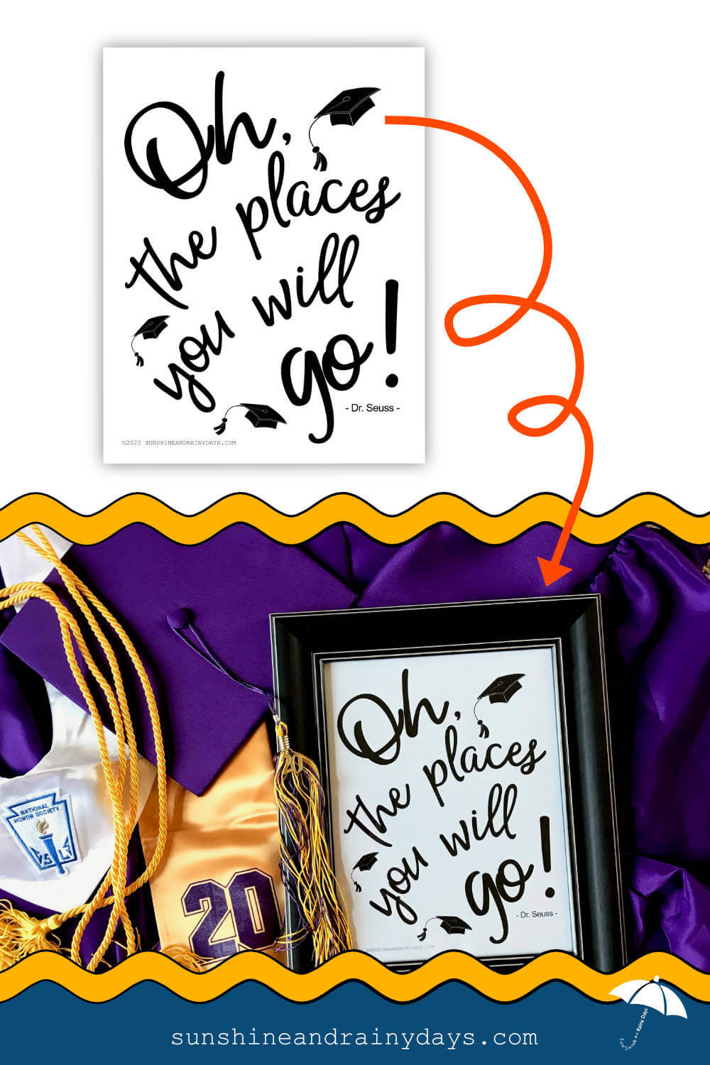 Graduation Sign (PDF) – Sunshine And Rainy Days