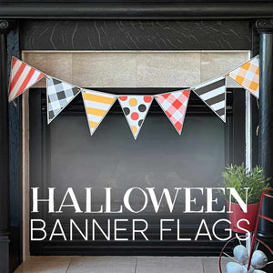 Halloween Banner Flags (PDF)