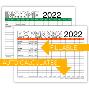Income And Expense (Fillable PDF)