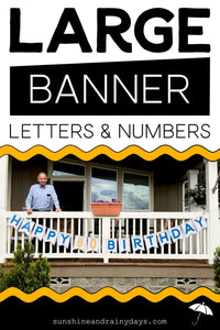 Large Banner Letters And Numbers - Black (PDF)