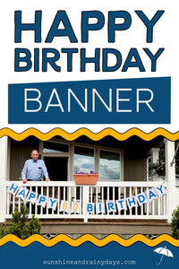 Large Happy Birthday Banner (PDF)