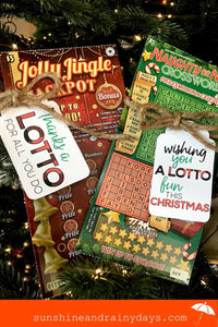 Christmas Lottery Ticket Gift Tags (PDF)