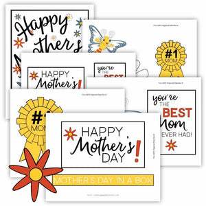 Mother's Day Care Package Box Decor (PDF)