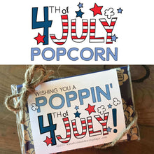 Poppin' 4th of July Microwave Popcorn Tag (PDF)