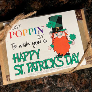 St. Patrick's Day Leprechaun Popcorn Tag (PDF)