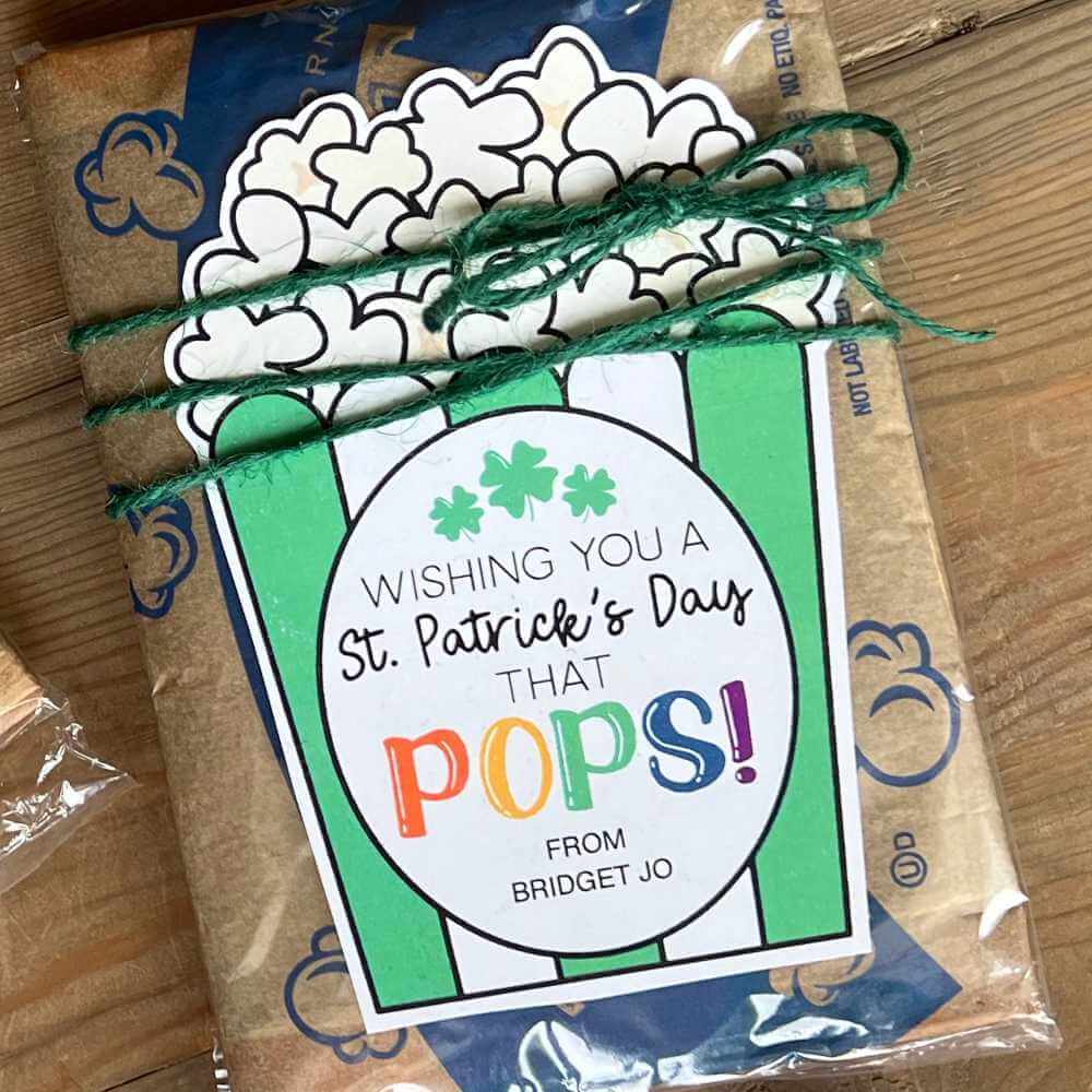 St. Patrick's Day Popcorn Tags (PDF)