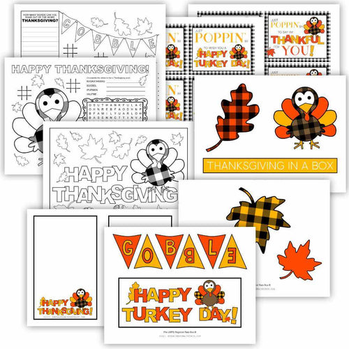 Thanksgiving Care Package Printables (PDF)