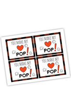 You Make My Heart Pop - Popcorn Valentine (PDF)